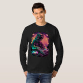 Astronaut DJ, DJing in Space, EDM cool Graphic T-Shirt (Vorne ganz)