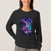 Astronaut DJ DJing in Space EDM cool Graphic Vapor T-Shirt (Vorderseite)
