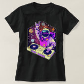 Astronaut DJ Music Psychedelic Psytrance Techno ED T-Shirt (Design vorne)