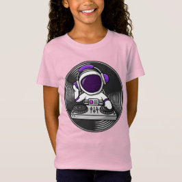 Astronaut DJ Niedlich Space Music Design T-Shirt