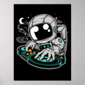 Astronaut DJ Poster (Vorne)