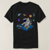 Astronaut DJ Psychedelic Music Techno EDM Festival T-Shirt (Design vorne)