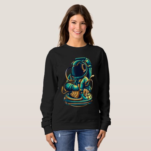 Astronaut DJ Sweatshirt (Vorne ganz)