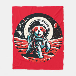 Astronaut Dog - Weltraumabenteuer der kosmischen K Fleecedecke