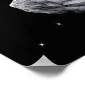 Astronaut Double Bass Player Poster (Ecke)