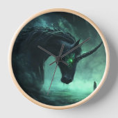 Astronaut Drip | Outer Space Aesthetic Clock” Uhr (Vorderseite)