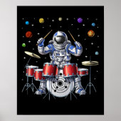 Astronaut Drummer Poster (Vorne)