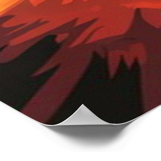 Astronaut dunks poster (Ecke)