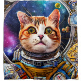 Astronaut Duschvorhang (Vorderseite)