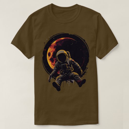 Astronaut Eclipse T-Shirt (Design vorne)