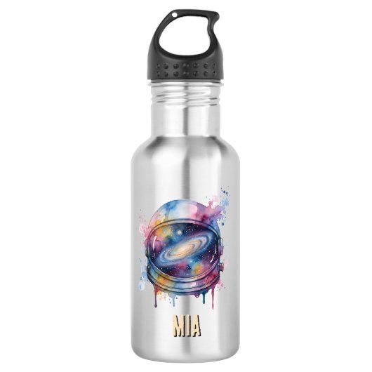 Astronaut Edelstahlflasche (Vorderseite)