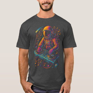 Astronaut EDM Spaceman Space Musik Junge lustig T-Shirt