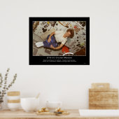 Astronaut Eileen M. Collins-Floats Poster (Küche)
