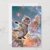 Astronaut Einladung (Rückseite)