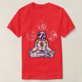 Astronaut Elemental Space Meditation I Elements As T-Shirt (Design vorne)