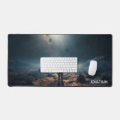 Astronaut entdecken Planets Space Travel Galaxy Schreibtischunterlage (Tastatur & Maus)