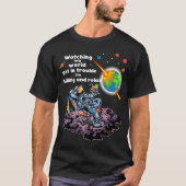 Astronaut entspannen T-Shirt (Vorderseite)