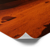 Astronaut erster menschlicher Marsmensch auf dem R Poster (Ecke)