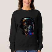 Astronaut Exploration in the Void of Space Sweatshirt (Vorderseite)
