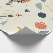 Astronaut Explorer Geschenkpapier (Ecke)