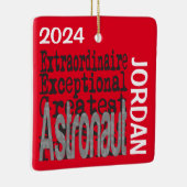 Astronaut Extraordinaire CUSTOM Keramikornament (Rechts)