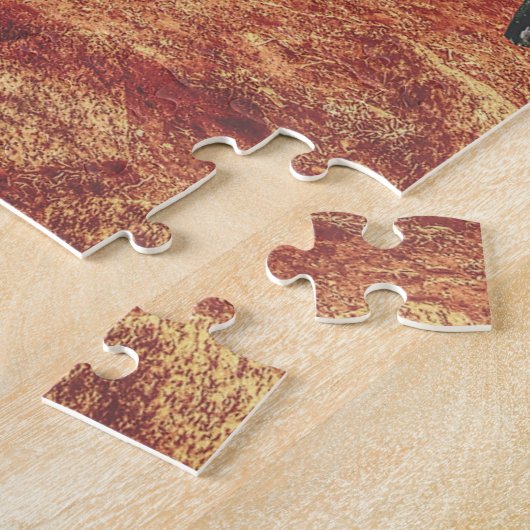 Astronaut fährt eine T-Rex auf Mars Puzzle (Seite)