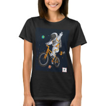 Astronaut fährt einen BMX-T - Shirt