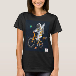 Astronaut fährt einen BMX-T - Shirt
