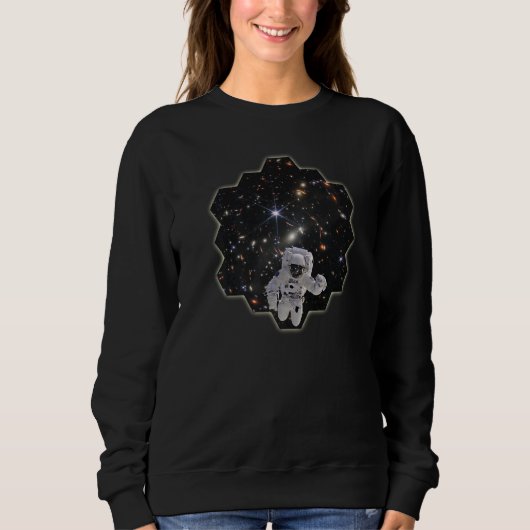 Astronaut First Deep Field Image Webb Space Telesc Sweatshirt (Vorderseite)