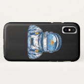 Astronaut Fishbowl Helmet Goldfish Spaceman Anzug Case-Mate iPhone Hülle (Rückseite (Horizontal))