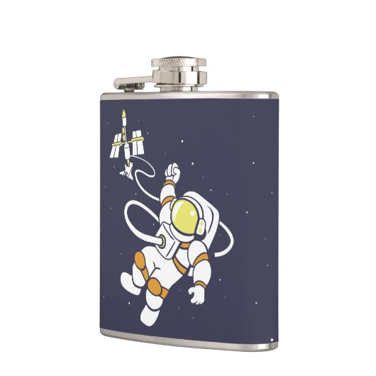 Astronaut Flachmann (Links)