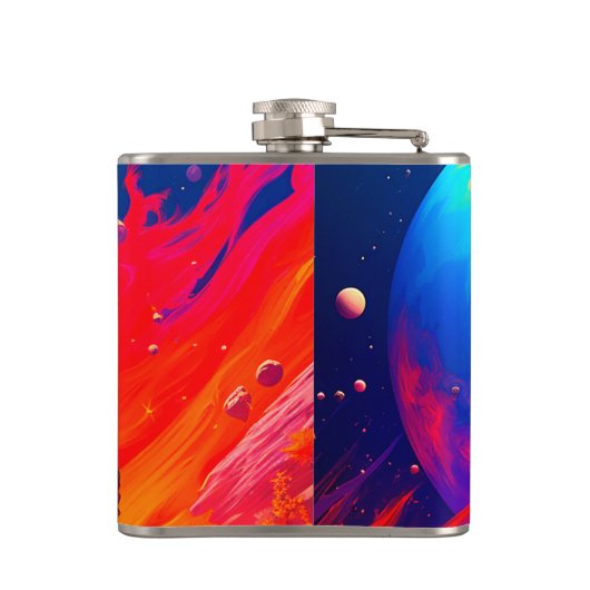 Astronaut Flachmann (Rückseite)