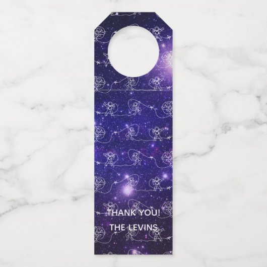 Astronaut Flaschenanhänger (Vorderseite)