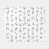 Astronaut Fleece Blanket (Vorderseite (Horizontal))