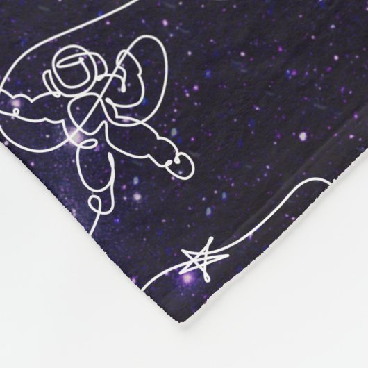 Astronaut Fleecedecke (Ecke)