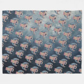 Astronaut Fleecedecke (Vorderseite (Horizontal))