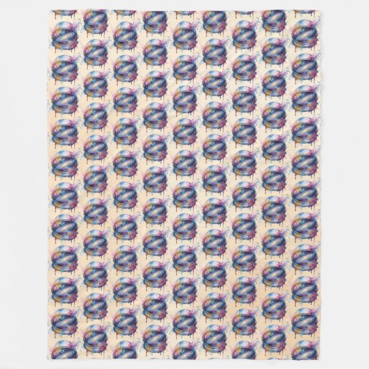 Astronaut Fleecedecke (Vorderseite)
