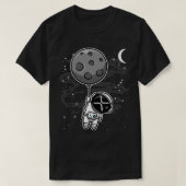Astronaut Floating Ripple XRP Crypto Coin HODL T-Shirt (Design vorne)