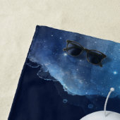 Astronaut Floating Space Cartoon Kinder Galaxie St Strandtuch (Beispiel)