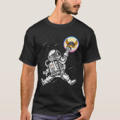 Astronaut Floki Inu Coin Crypto Token Cryptocurren T-Shirt (Vorderseite)