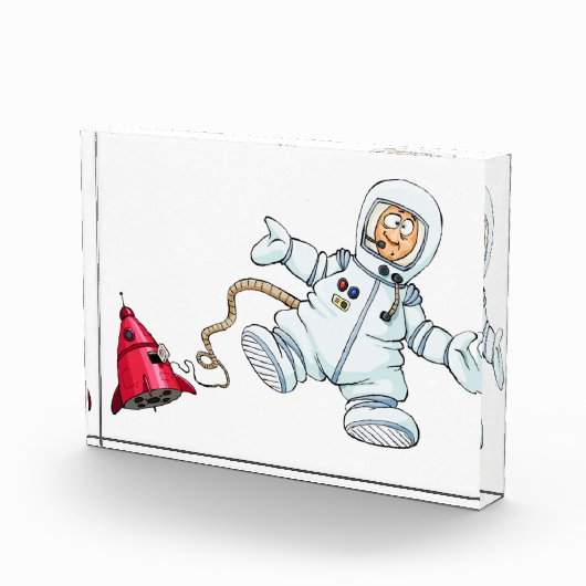 Astronaut Fotoblock (Rechts)