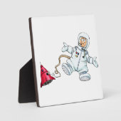 Astronaut Fotoplatte (Vorderseite)