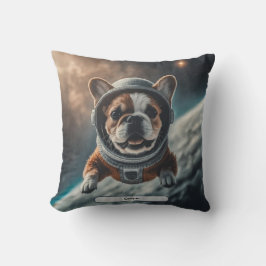 Astronaut French Bulldog Space Nursery  Kissen