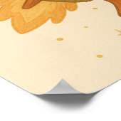 Astronaut Frog Rocket Ride Poster (Ecke)