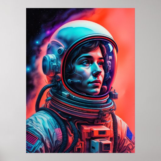 Astronaut fünf poster (Vorne)