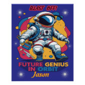 Astronaut - Future Genius In Orbit Poster (Vorderseite)