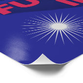  Astronaut - Future Genius In Orbit Poster (Ecke)