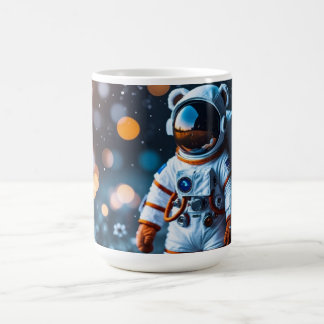 Astronaut Galaxie Bokeh Kaffeetasse
