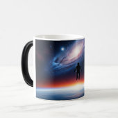 Astronaut Galaxy Earth Horizon Space Verwandlungstasse (Vorderseite Links)