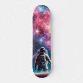 Astronaut Galaxy Skateboard Deck (Vorne)